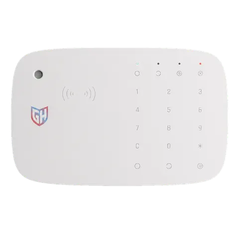 Teclado de alarma para rutinas de apertura y cierre